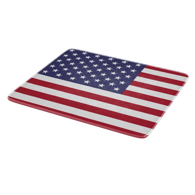 US Stars and Stripes Cutting Board (Corner)
