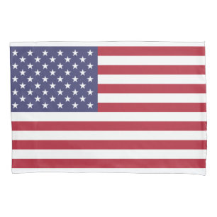 US Stars and Stripes Pillowcase