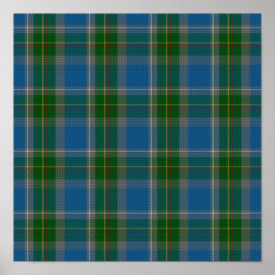 US State Tartan - Connecticut - Digital Download Poster