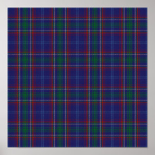 US State Tartan - Massachusetts - Digital Download Poster