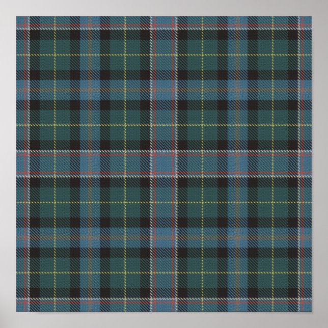 US State Tartan - Wisconsin - Digital Download Poster (Front)