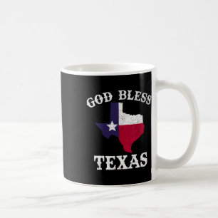 Us State Texas Flag Texan God Bless Texas Coffee Mug