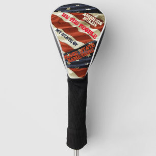US STATES GOLF HEAD COVER