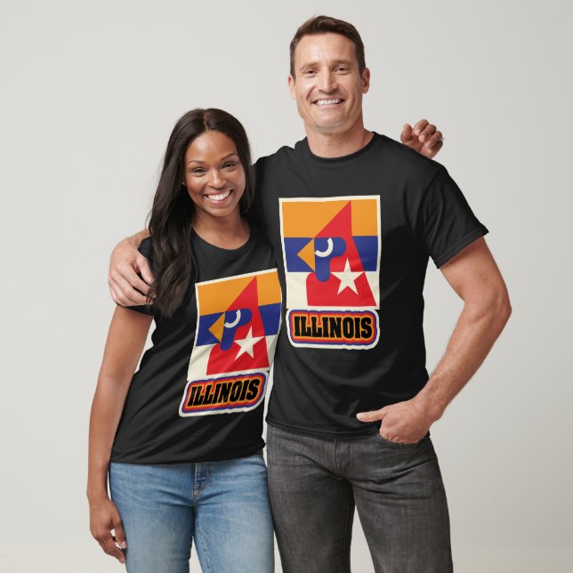 US - States - ILLINOIS T-Shirt (Unisex)