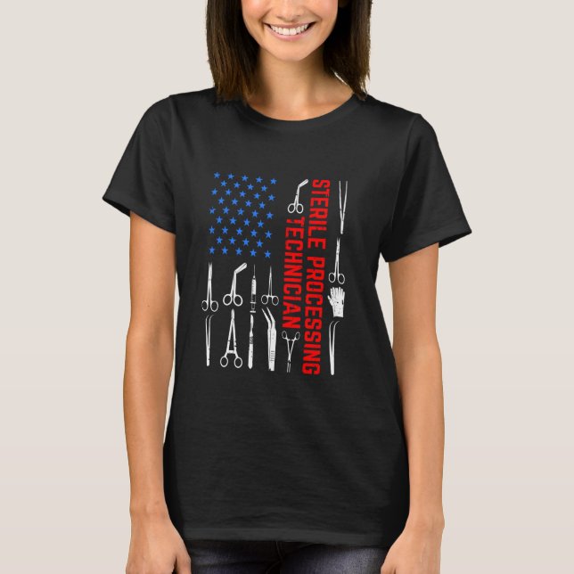 US Sterile Processing Technician Certification Man T-Shirt (Front)