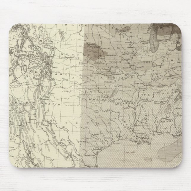 US Storm Centres Mouse Mat (Front)