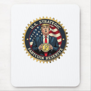 US Strategic Fartcoin Reserve Crypto Trump Funny Mouse Mat