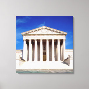 US Supreme Court building, Washington DC, USA Canvas Print