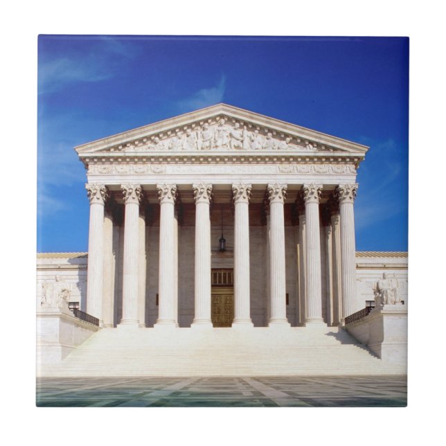 US Supreme Court building, Washington DC, USA Tile (Front)