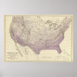 US Temperature Poster