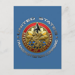 US Transportation Command Postcard