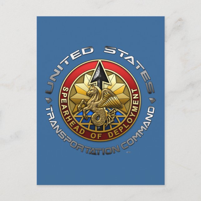 US Transportation Command Postcard (Front)