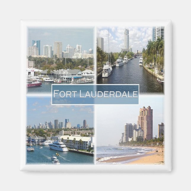 US * U.S.A. - Fort Lauderdale Miami Magnet (Front)
