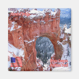 US U.S.A.National Park Bryce Canyon Natural Bridge Magnet