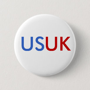 US/UK 6 CM ROUND BADGE