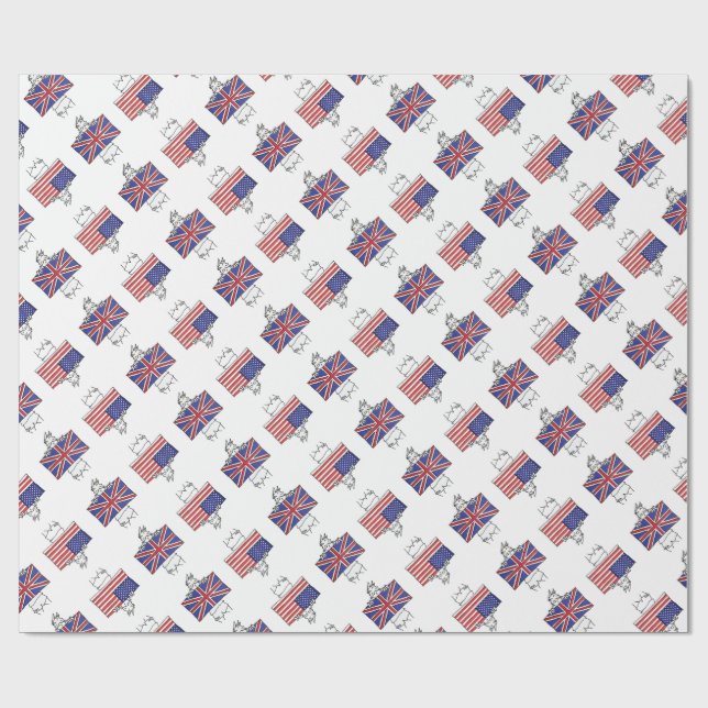 US UK Wrapping Paper (Flat)