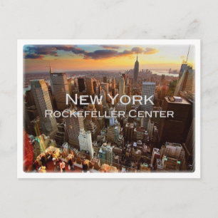 US United States - New York - Rockefeller Centre - Postcard