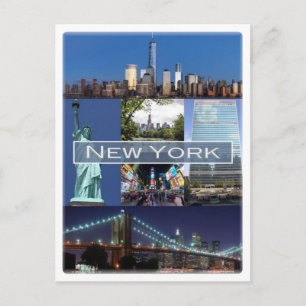 US United States of America - New York - Postcard