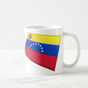 US & Venezuela Flags Coffee Mug