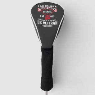 US Veteran Humour Retired Soldier Golf Head Cover