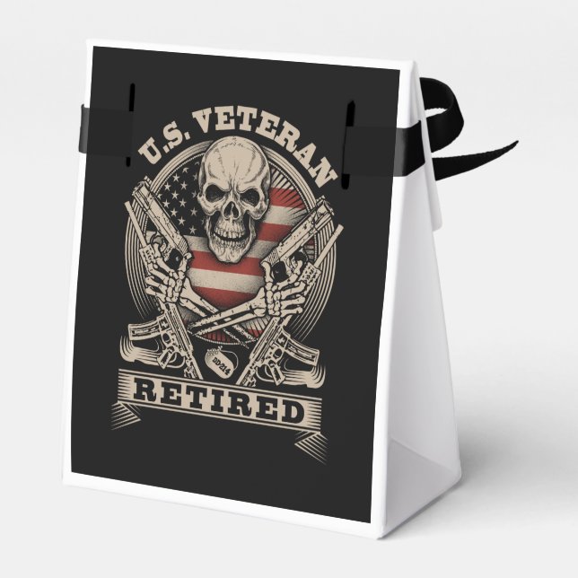 US Veteran Retired Gift Box DD-214 (Back Side)