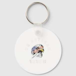 Us Veteran Wwii - Military War Campaign Key Ring