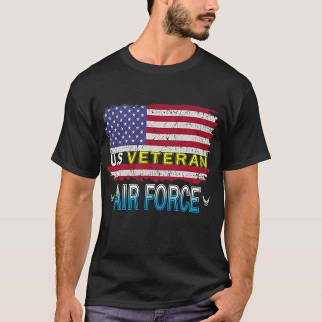 US Veterans Day Gift-US Air Force Veteran T-Shirt (Front)