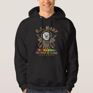 US Vietnam Veteran USA Flag, Vietnam Vet Hoodie