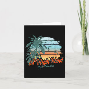 Us Virgin Island Beach St. Thomas Shirt Lost Parad Card