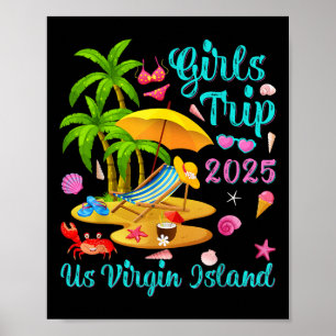 Us Virgin Island Summer Vacation Girls Trip 2025  Poster