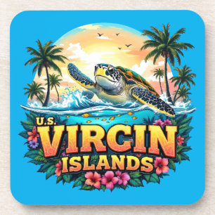 US Virgin Islands Caribbean Coaster