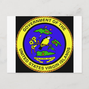 US Virgin Islands Emblem Postcard