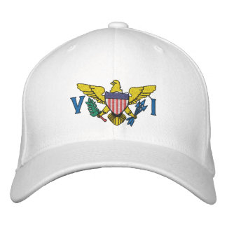US VIRGIN ISLANDS EMBROIDERED HAT