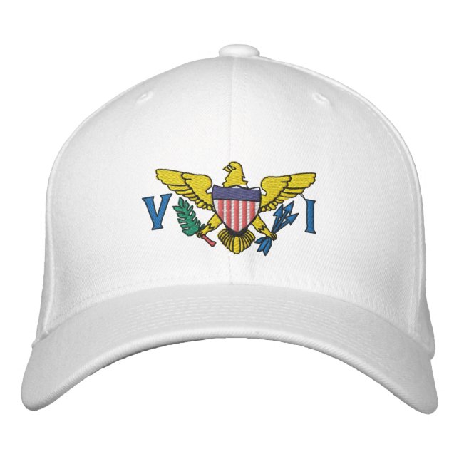 US VIRGIN ISLANDS EMBROIDERED HAT (Front)