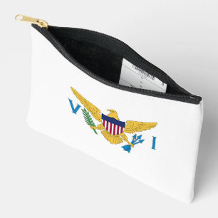 US Virgin Islands flag Accessory Pouch