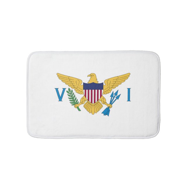 US Virgin Islands flag Bath Mat (Front)
