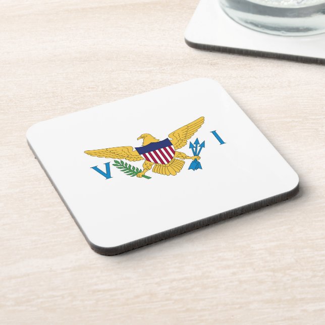 US Virgin Islands flag Coaster (Left Side)