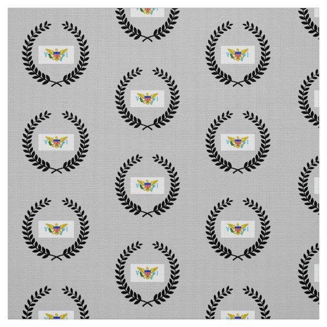 US Virgin Islands flag Fabric (Swatch)