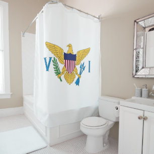 US Virgin Islands flag Shower Curtain