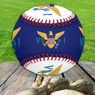 US Virgin Islands Flag, sports BL / Baseball Balls