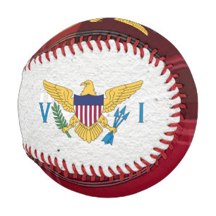 US Virgin Islands Flag St. Croix USVI Madras Baseball