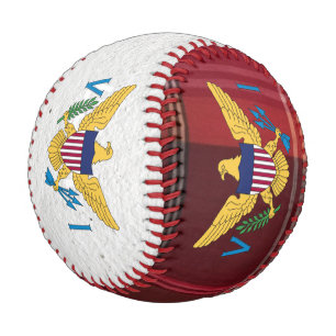 US Virgin Islands Flag St. Thomas USVI Madras Baseball