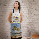 US Virgin Islands Flag USVI St. Croix Beach Custom Apron<br><div class="desc">US Virgin Islands Flag USVI St. Croix Beach Custom Apron is great to wear during grilling or cooking. It has the US Virgin Islands Flag and a beautiful photo of a beach in St. Croix US Virgin Islands. Also give as a gift. You can Personalise it. photo copyright Denise Bennerson,...</div>