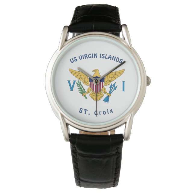 US Virgin Islands Flag USVI St. Croix Tropical Watch (Front)