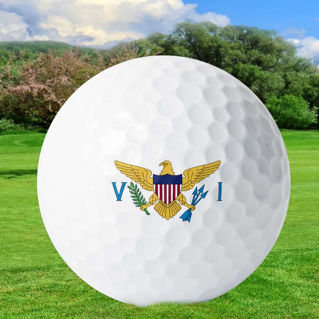 US Virgin Islands Golf Balls, state Flag /Patriots Balls (Creator Uploaded)