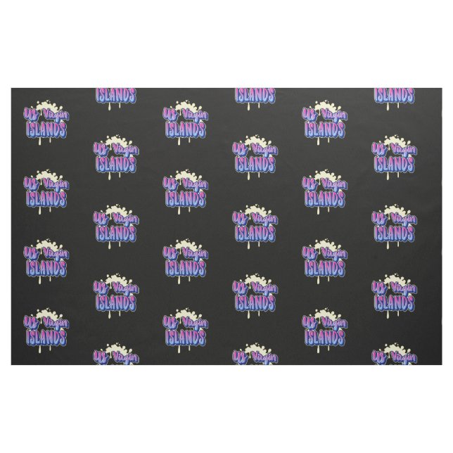 US Virgin Islands Pattern USVI Fabric (Yard)
