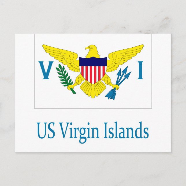 US Virgin Islands Postcard (Front)