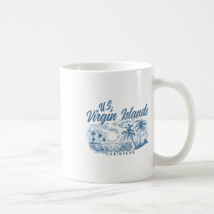 Us Virgin Islands Pride Beach Vacation Usvi Vintag Coffee Mug