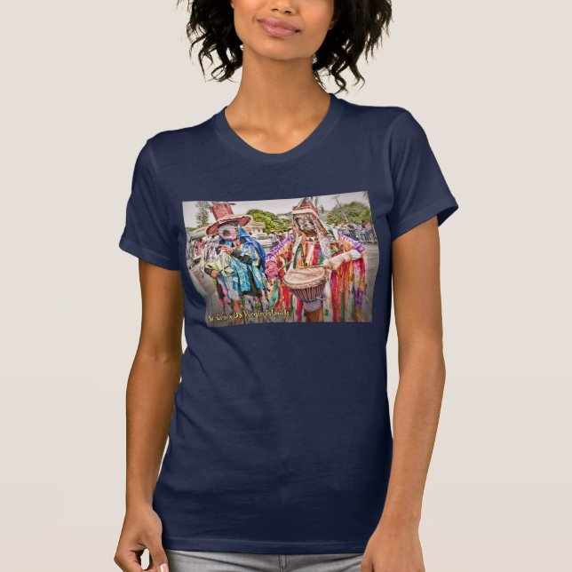 US Virgin Islands St. Croix  Masqueraders USVI  T-Shirt (Front)