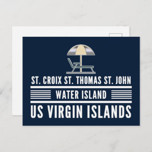 US Virgin Islands St. Croix St. Thomas USVI Postcard